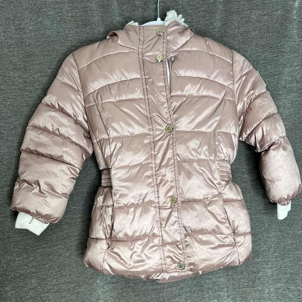 ZeroXposur Pink Puffer Jacket with Quilted Design